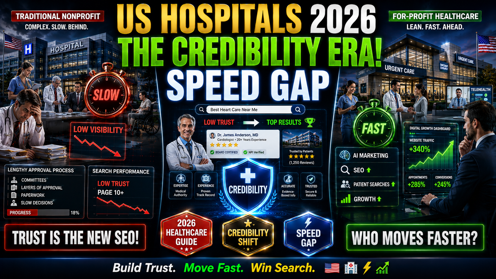 US Hospitals in 2026: The Credibility Era and the For-Profit Speed Gap .