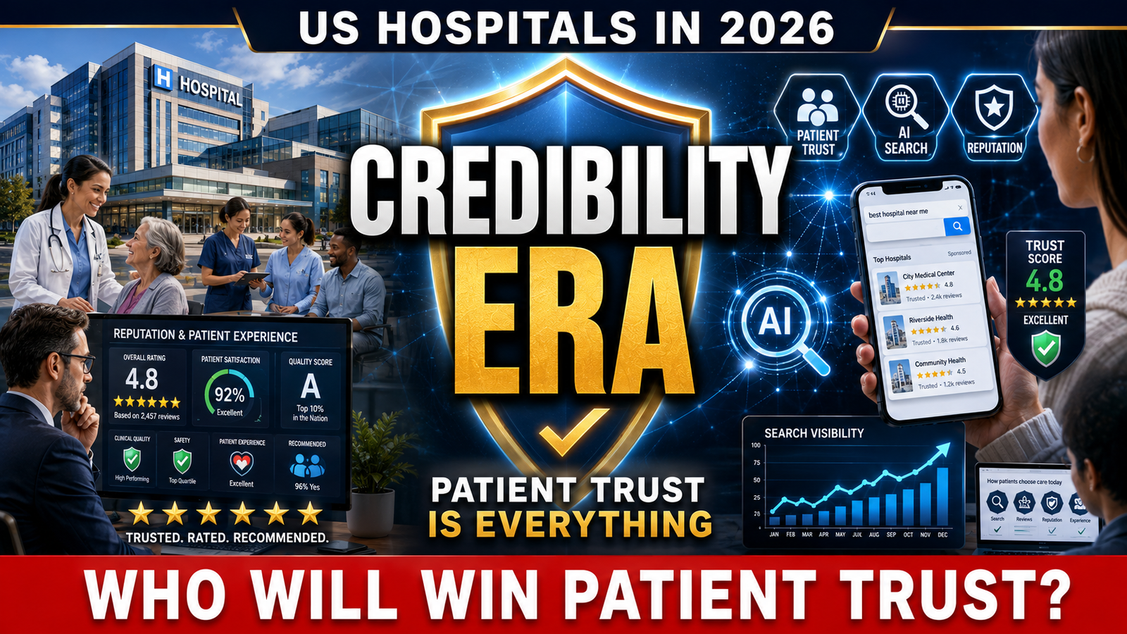 US Hospitals in 2026: The Credibility Era and the Fight for Patient Trust .