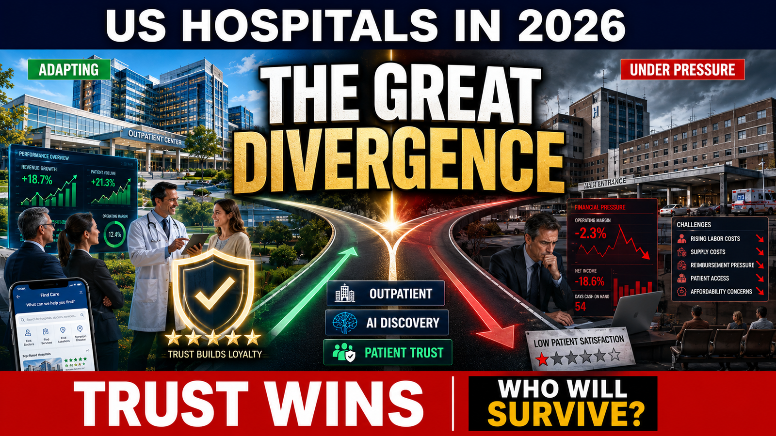 US Hospitals in 2026: The Great Divergence and the Credibility Era .