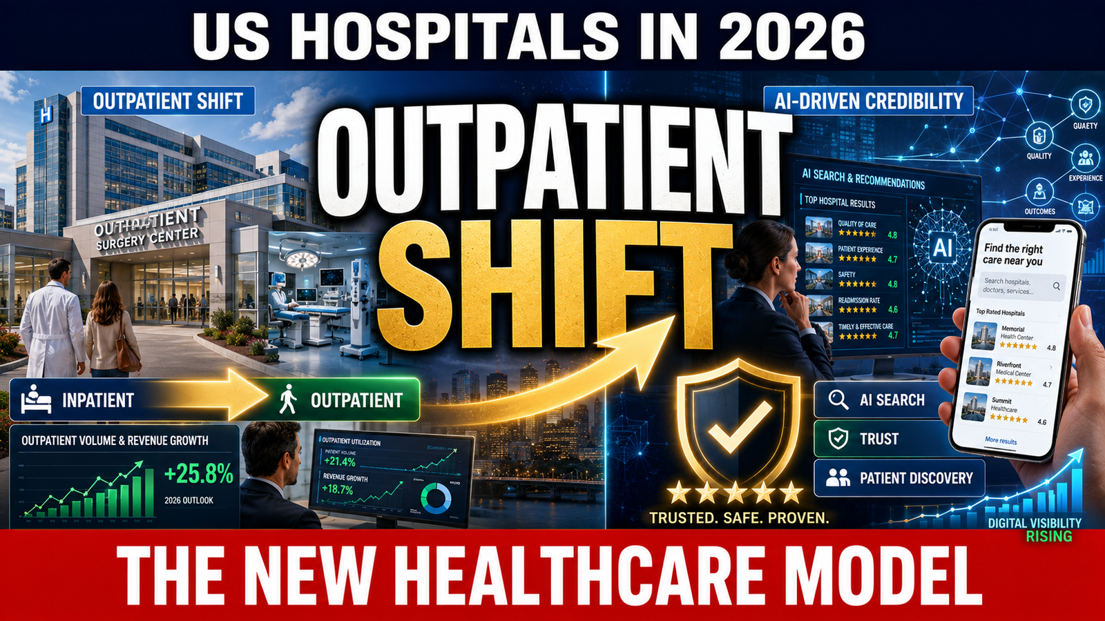 US Hospitals in 2026: The Structural Shift Toward Outpatient Care and AI-Driven Credibility .