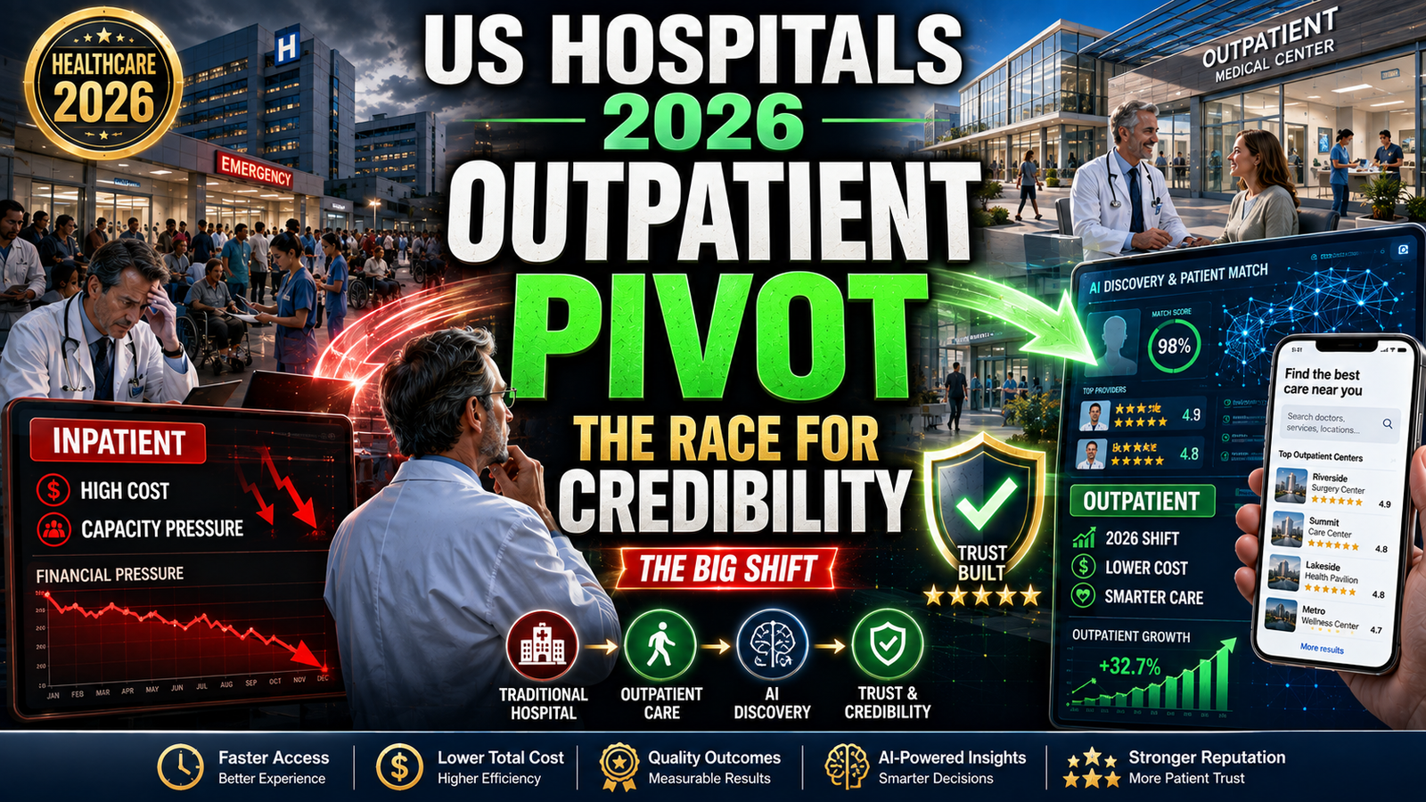 US Hospitals in 2026: The Great Outpatient Migration and the Race for Credibility .